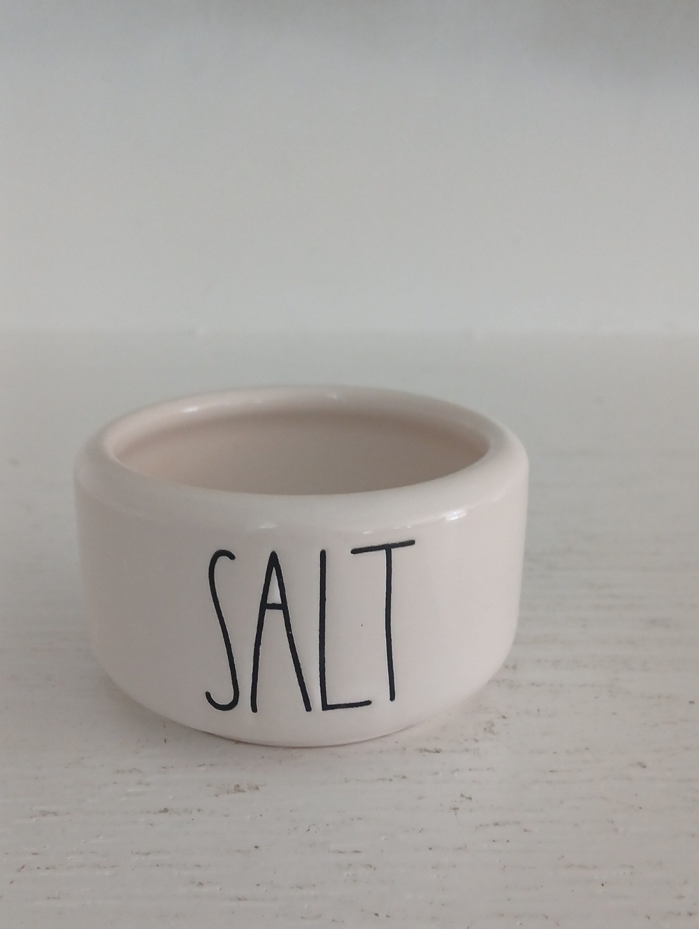 Rae Dunn Salt Ceramic Container